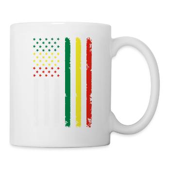 American Juneteenth Independence Flag - Mug - white - Right