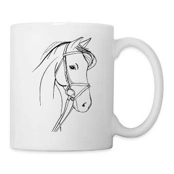 Beautiful horse - Mug - white - Right