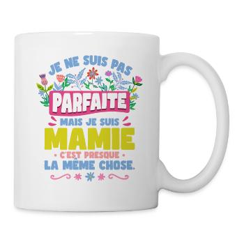 La Meilleure Mamie Humour Grand-Maman Cadeau Mémé - Mug blanc - blanc - Droite
