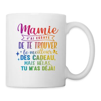 Anniversaire Mamie Cadeau - Mug blanc - blanc - Droite