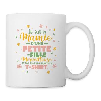 Mamie D'Une Petite-Fille - Mug blanc - blanc - Droite