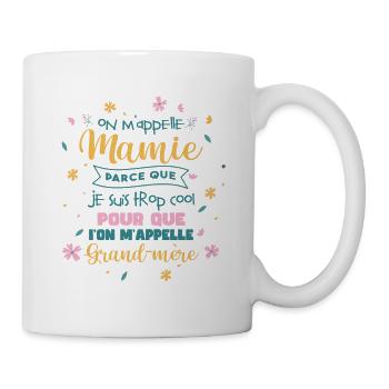 On M'Appelle Mamie - Mug blanc - blanc - Droite