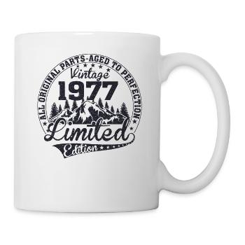 Vintage 1977 All original pieces retro gift - Mug - white - Right