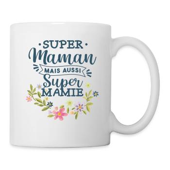 Maman Mais Aussi Mamie - Mug blanc - blanc - Droite