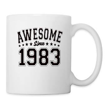 Awesome Since 1983 Birthday 1983 Vintage 1983 - Mug - white - Right