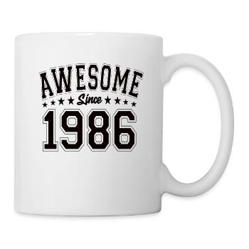 Awesome Since 1986 Birthday 1986 Vintage 1986 - Mug - white - Right