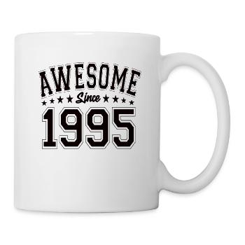Awesome Since 1995 Birthday 1995 Vintage 1995 - Mug - white - Right