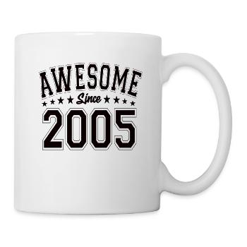Awesome Since 2005 Birthday 2005 Vintage 2005 - Mug - white - Right