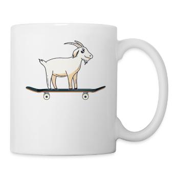 ENVIE DE FAIRE DU SKATEBOARD - Mug blanc - blanc - Droite