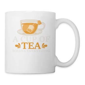 Teetrinker Geschenk Tasse Tee Liebhaber - Tasse - Weiß - Rechts