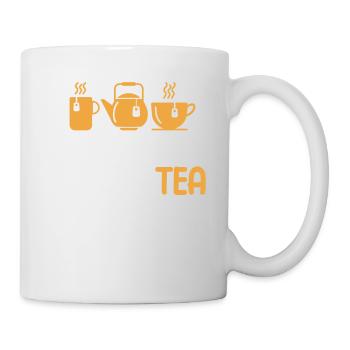 Teetrinker Geschenk Tasse Tee Liebhaber - Tasse - Weiß - Rechts