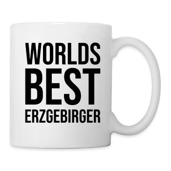 Weltbester Erzgebirger Spruch - Tasse - Weiß - Rechts
