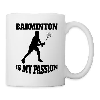 Badminton badminton fan badminton team - Mug - white - Right