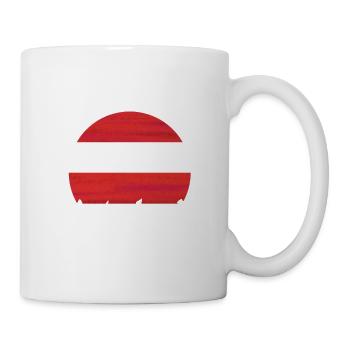 Österreich - Vaterland - Patriot - Heimatliebe - Tasse - Weiß - Rechts