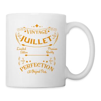 Vintage Juillet 1952 Rétro cadeau anniversaire - Mug blanc - blanc - Droite