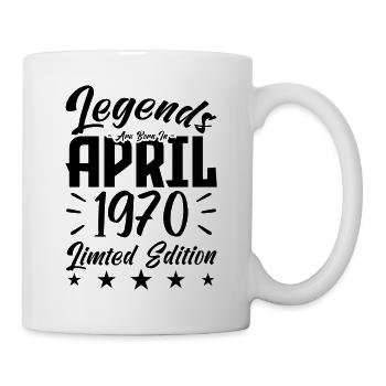 Naissance En avril 1970 Cadeau d'anniversaire 1970 - Mug blanc - blanc - Droite