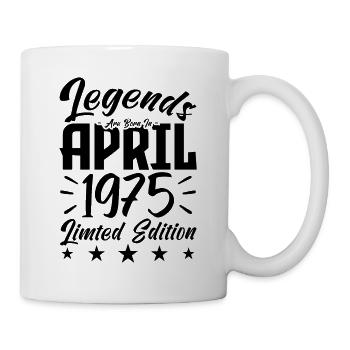 Naissance En avril 1975 Cadeau d'anniversaire 1975 - Mug blanc - blanc - Droite