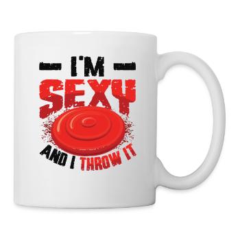 Je suis sexy et je le jette - Mug blanc - blanc - Droite