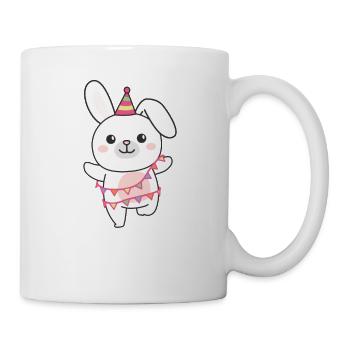 Lapin pour anniversaire un cadeau pour les enfants - Mug blanc - blanc - Droite