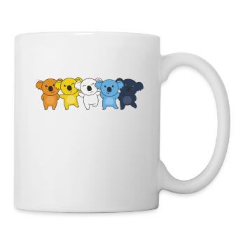 Aroace Flag Pride LGBTQ Mignon Koala - Mug blanc - blanc - Droite