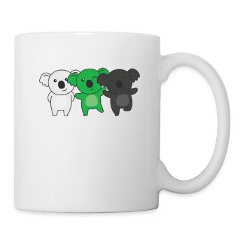 Neutrois Flag Pride LGBTQ Mignon Koala - Mug blanc - blanc - Droite