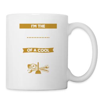Ich bin der stolze Opa eines coolen Klempners - Tasse - Weiß - Rechts