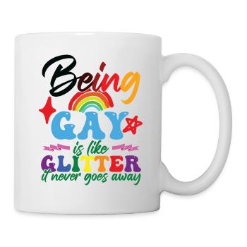 Schwul sein - Tasse - Weiß - Rechts