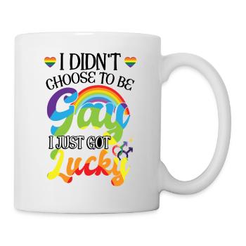 Ich habe mir nicht ausgesucht, schwul zu sein - Tasse - Weiß - Rechts