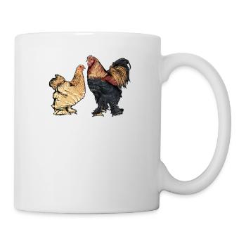 Brahma Hühner I Chicken Geflügel Motiv für - Tasse - Weiß - Rechts