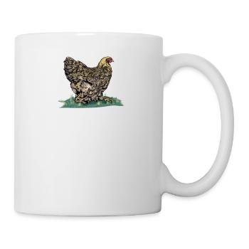 Brahma Hühner I Chicken Geflügel Motiv für - Tasse - Weiß - Rechts