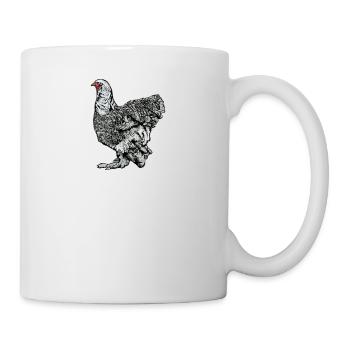 Brahma Hühner I Chicken Geflügel Motiv für - Tasse - Weiß - Rechts
