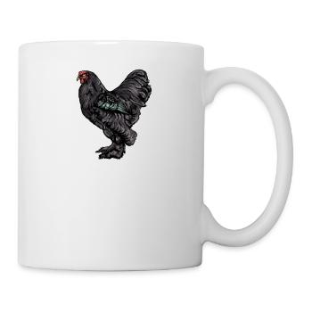 Brahma Hühner I Chicken Geflügel Motiv für - Tasse - Weiß - Rechts