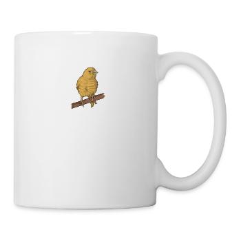 Kanarienvogel I Kanarie Girlitze Nymphen für Vogel - Tasse - Weiß - Rechts