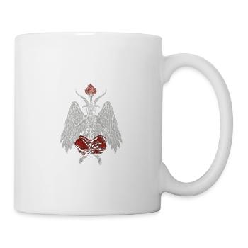 Living and loving for the religion fan - Mug - white - Right