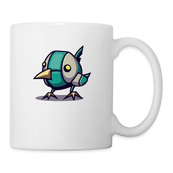 Robot Chick Bird - Mug blanc - blanc - Droite