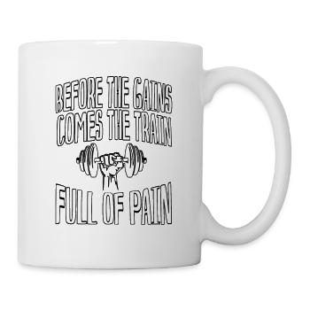 Le compagnon idéal pour chaque unité sportive - Mug blanc - blanc - Droite