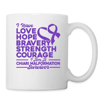 Chiari Malformation Awareness Chiari Malformatio - Mug blanc - blanc - Droite