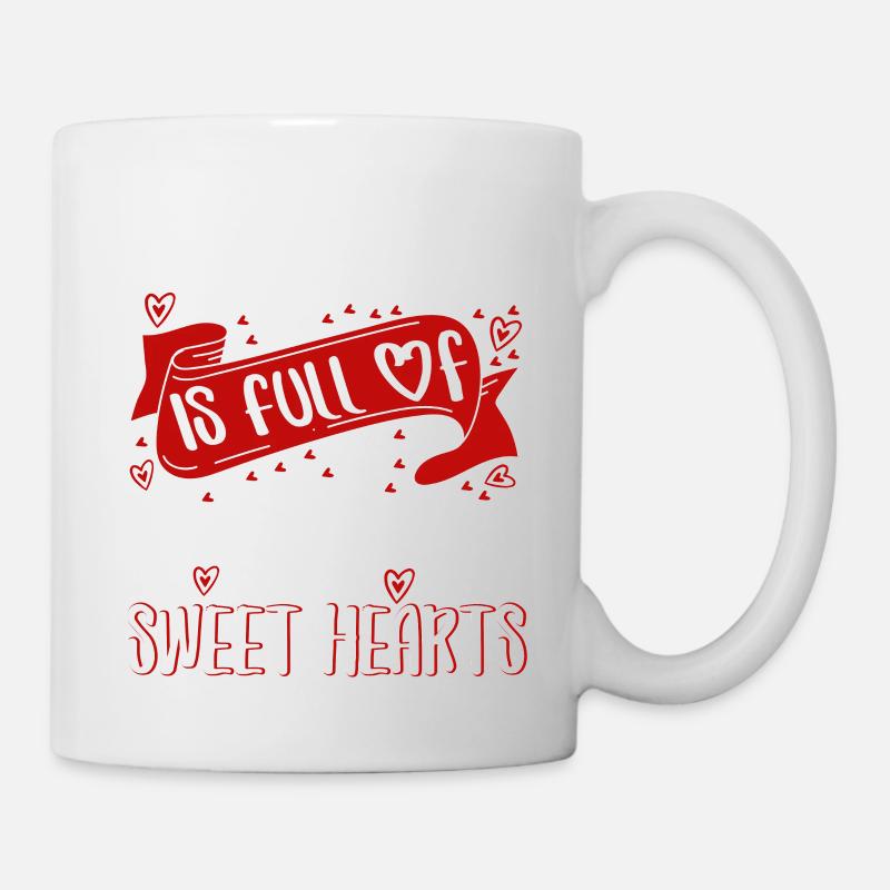 My class is full of hearts - Mug - white