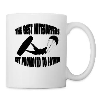 Kitesurf Planche à voile Kitesurfer Windsurfer - Mug blanc - blanc - Droite
