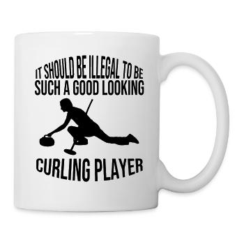 Curling Club Curling Team Curling players - Mug - white - Right