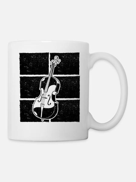 Cello Cellospieler Cellist - Tasse - Weiß