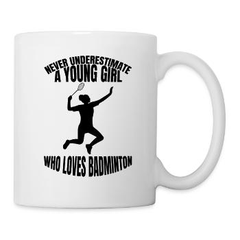 Badminton badminton fan badminton team badminton - Mug - white - Right