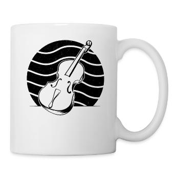 Cello Cellospieler Cellist - Tasse - Weiß - Rechts