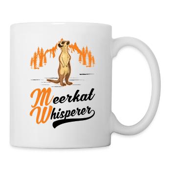 Erdmännchen Flüsterer Meerkat Whisperer - Mug blanc - blanc - Droite
