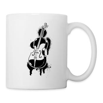 Cello Cellospieler Cellist - Tasse - Weiß - Rechts