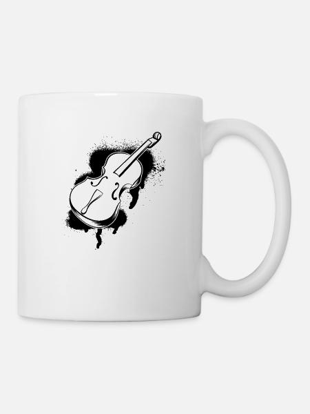 Cello Cellospieler Cellist - Tasse - Weiß