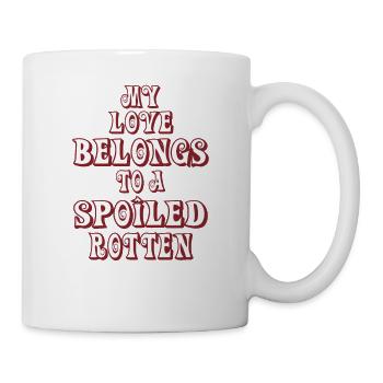 Meine Liebe gehört... - Tasse - Weiß - Rechts