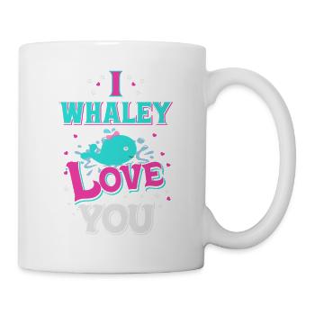 Ich liebe dich - Tasse - Weiß - Rechts