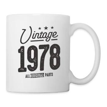 Vintage 1978 - 45th Birthday Classic Born 1978 - Mug - white - Right