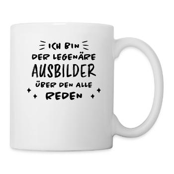 Ausbilder Beruf Lustiger Spruch Ausbilder Geschenk - Tasse - Weiß - Rechts